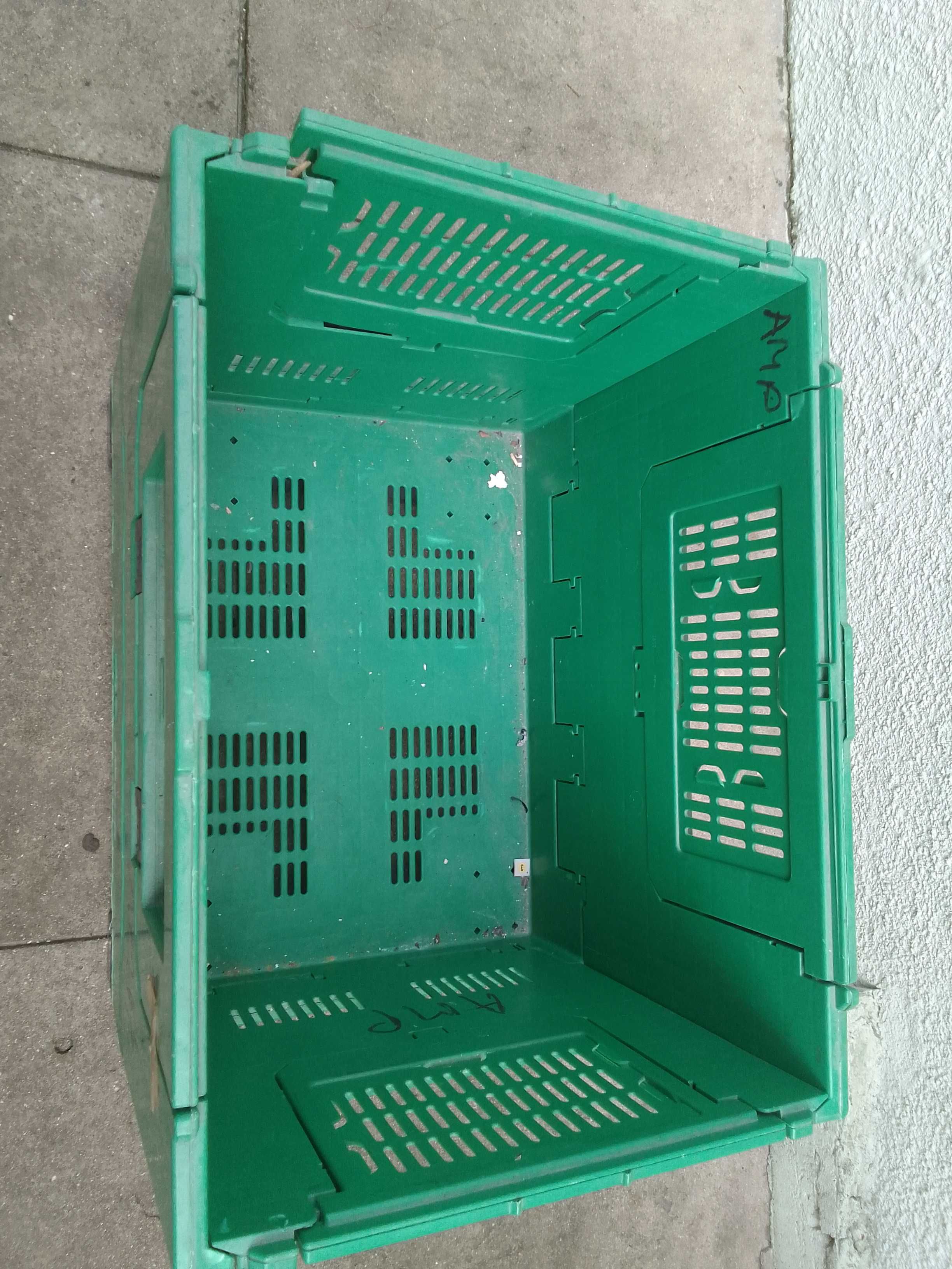 Contentor/ caixa rebatível (75x80x60)