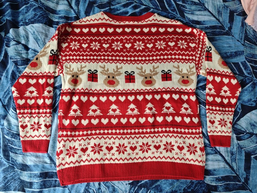 Świąteczny sweter sweterek Pepco