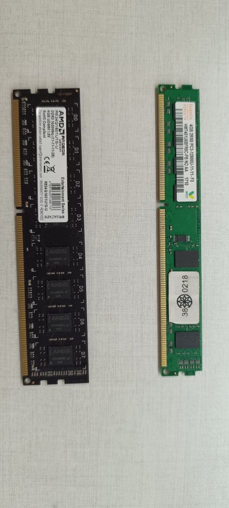 Опер. Память DDR3 1600 и 1333Mhz 4 Gb.