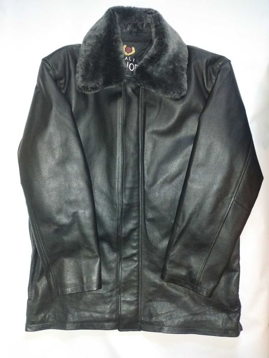 Чоловіча шкіряна куртка OULUOFA Italy