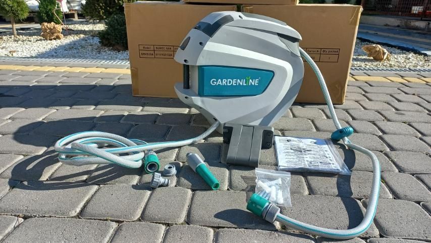 Автоматична котушка Gardenline, Шланг для поливу Gardenline,  автомати