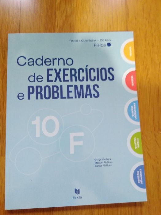 Caderno de exercícios física e química 10