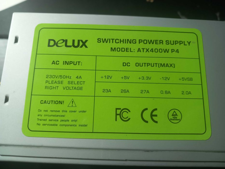 Блок питания Delux 400w