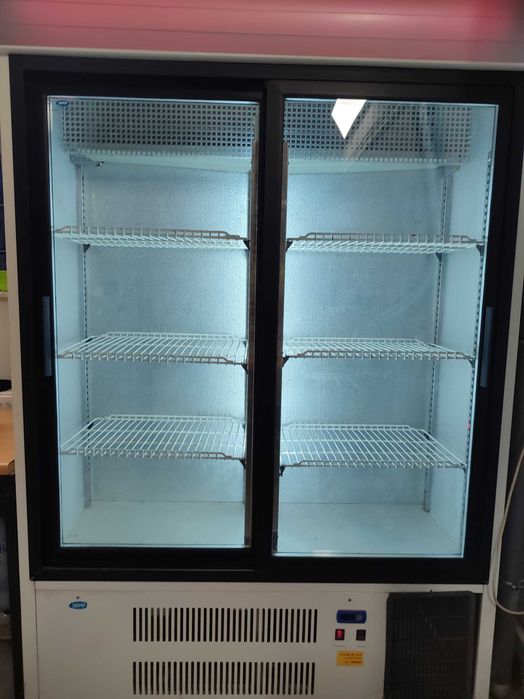 Chlodziarka szafa chłodnicza lodówka 800l dwudrz przeszklona 2x GN 1/1