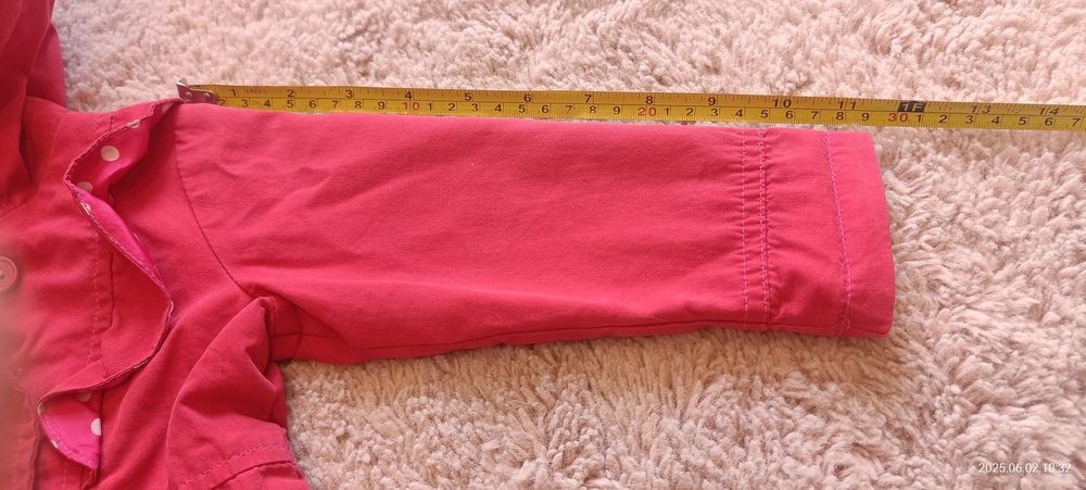 Kurtka płaszczyk wiosenny lub wczesna jesień rozmiar 74