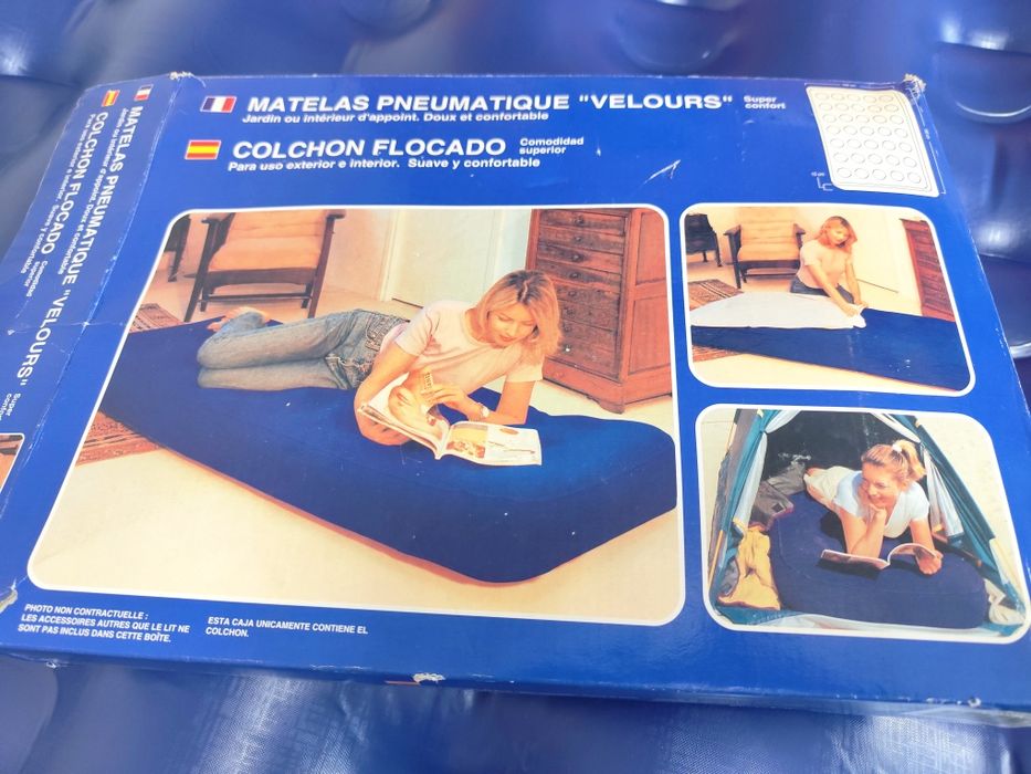 Colchão insuflável (tamanho Individual)