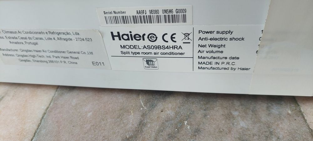 Ar condicionado  HAIER