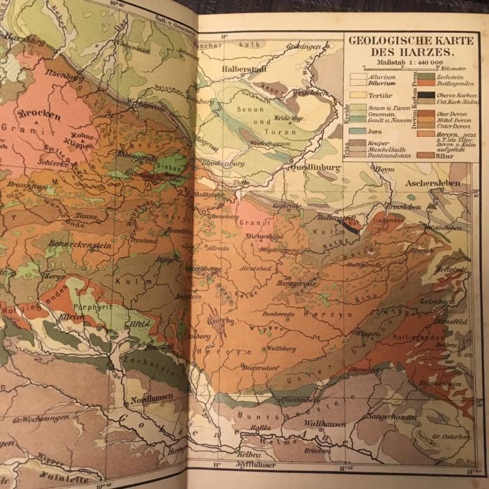 książka w języku niemieckim z 1909 roku tytuł HARZ