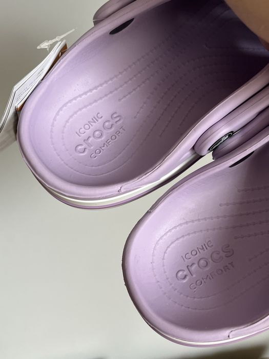 Crocs bayaband lavender m6w8 38 крокси баябенд лаванда жіночі