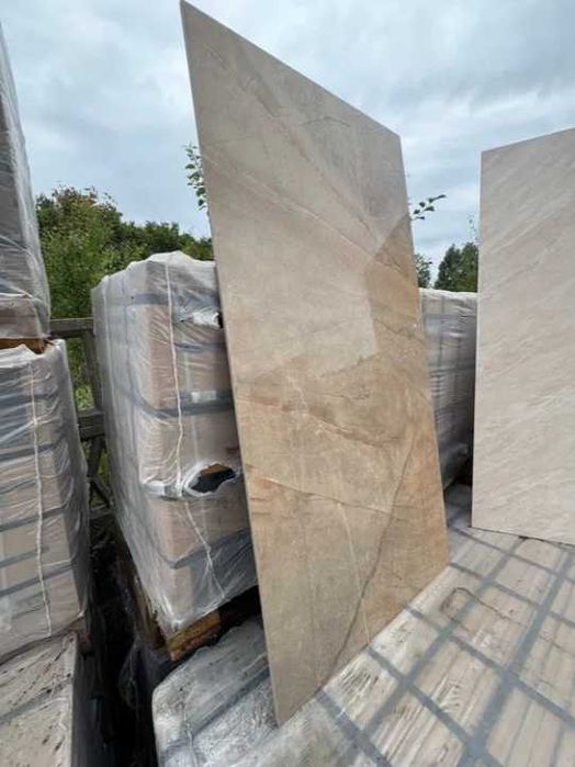 Płytki Gresowe Ceramiczne 60x120 LAMINA Beżowy Marmurek