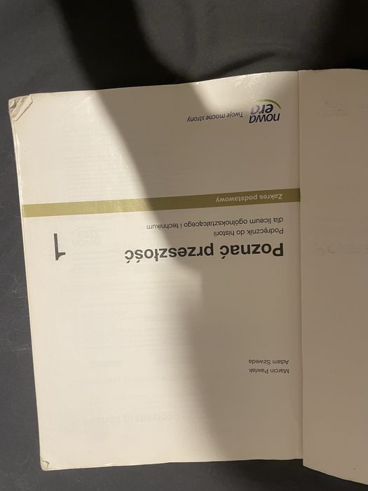 Poznać przeszłość 1 podręcznik do historii nowa era zakres podstawowy