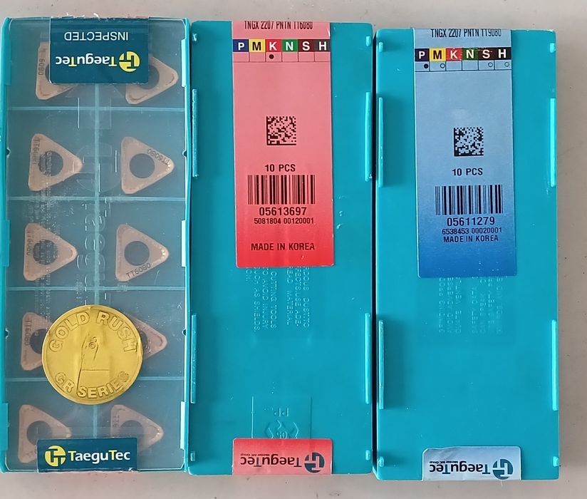 SNMX1607 TaeguTec TNGX2207. CNMG190608