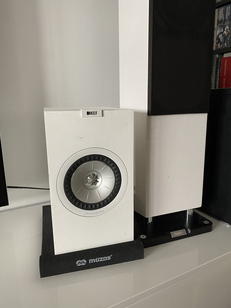 Glośniki podstawkowe Kef q350 białe