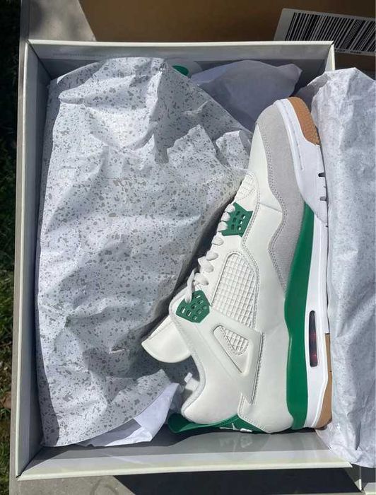 "Buty Trampki" Jordan_4_Retro_SB_Pine_Green R.43