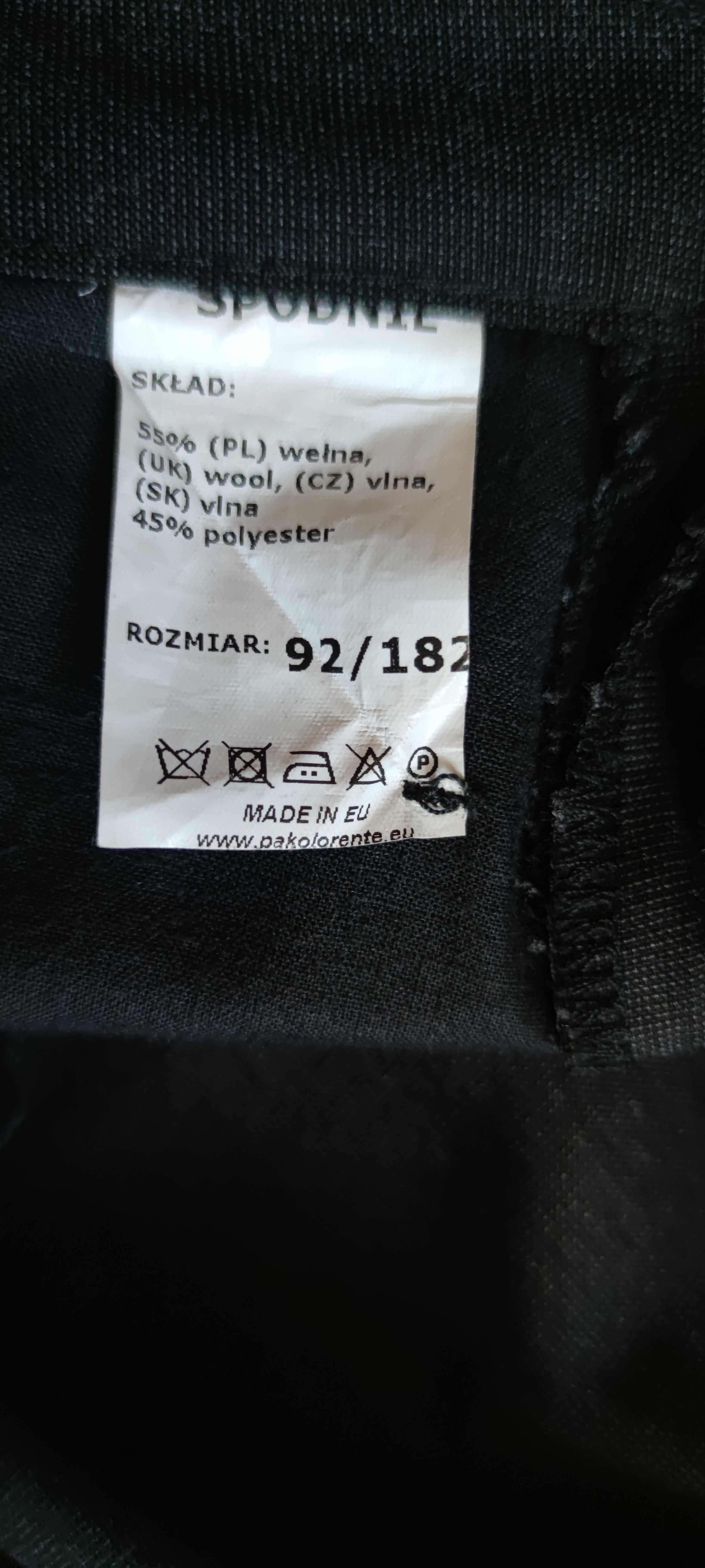 Garnitur CLOCKHOUSE, czarny w paski, rozmiar 92/182, Slim Fit