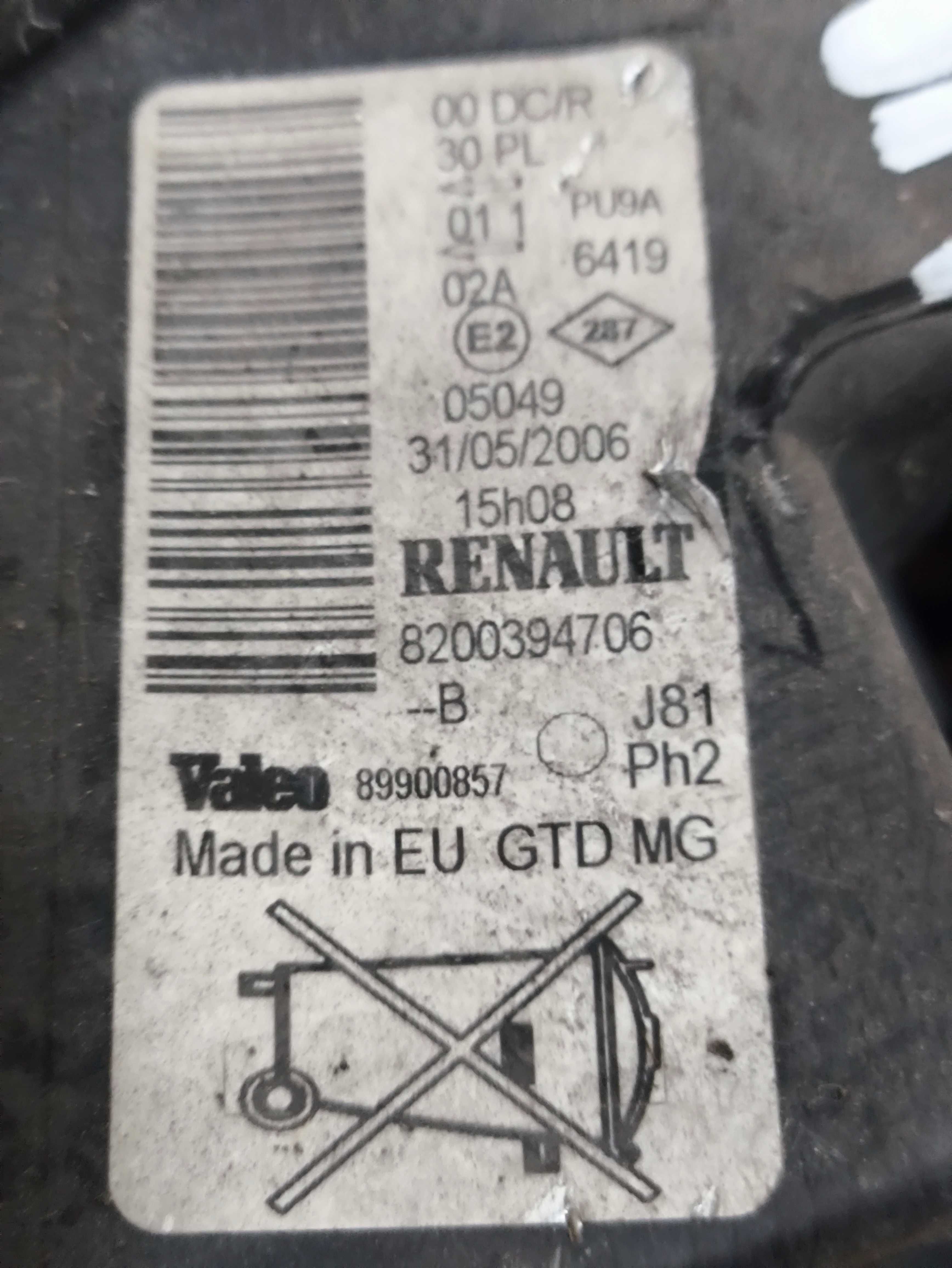 Lampa przednia lewa Renault Espace IV 03-14r 8200/394/706 Siedlce
