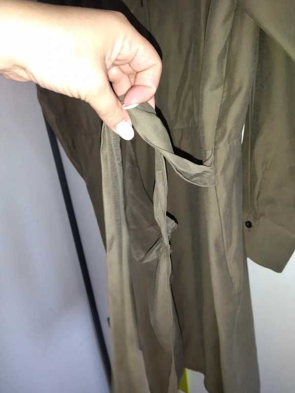 Sukienka khaki Mango XXL