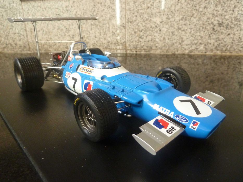 1:18 Spark, Matra MS80, Stewart Winner Spain GP 69 AutoArt Minichamps