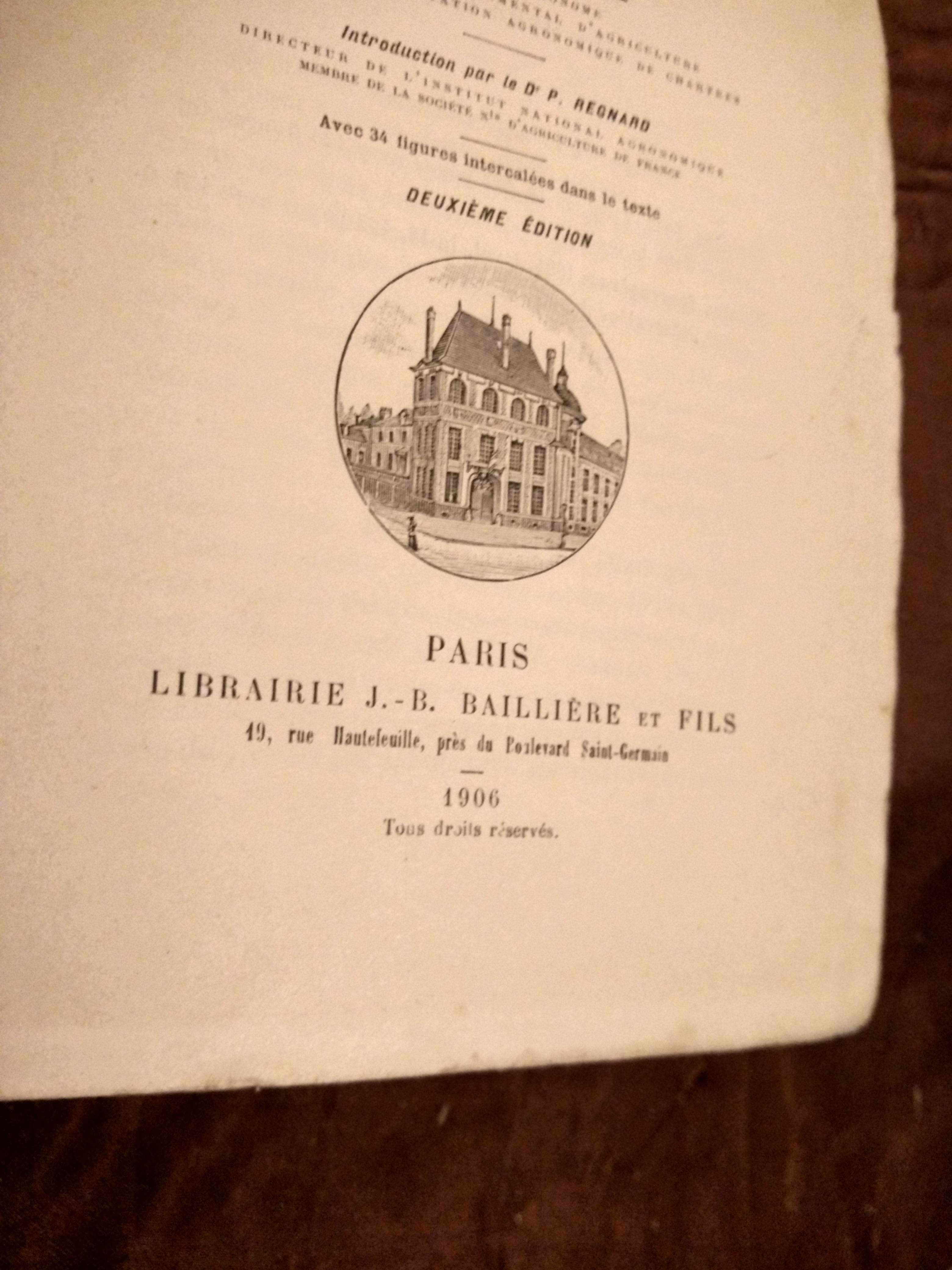 Enciclopédia Agrícola sobre fertilização, "Engrais", C.V.Garola (1906)