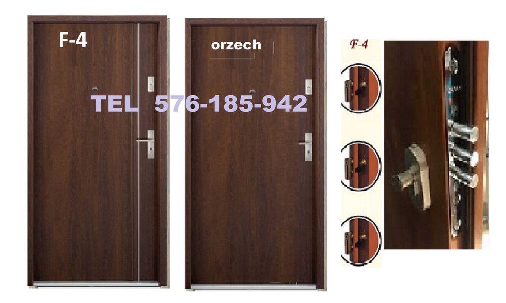 DRZWI z montażem do mieszkania -ZEWNĘTRZNE -wejściowe wewnątrzklatkowe