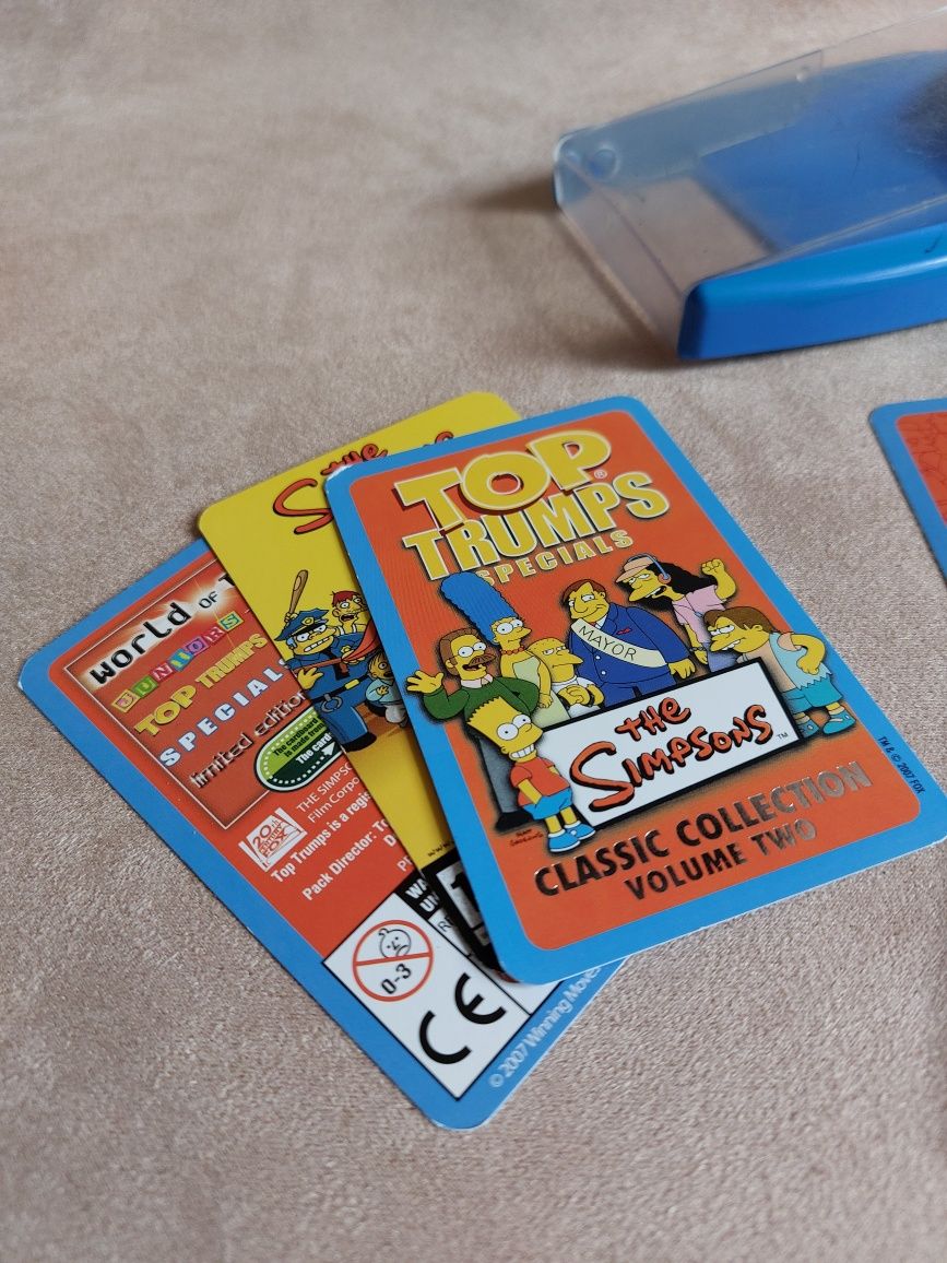 Karty The Simpsons, Top Trumps