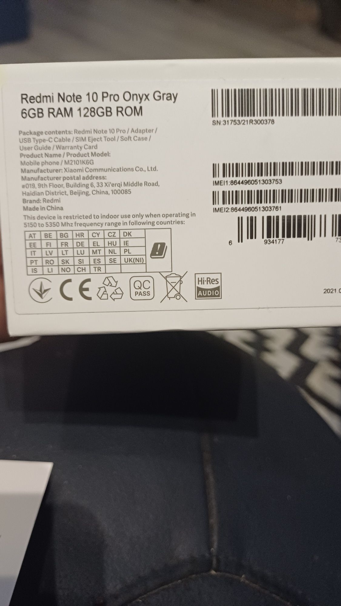 Telefon Redmi note 10 pro