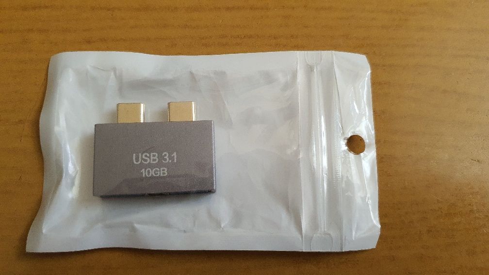 Конвертер переходник 2 USB 3.0 в 2 USB type-c для ноутбука Mac/Windows