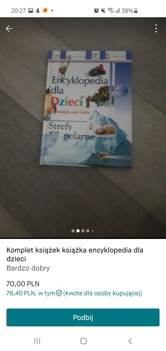 Seria książek encyklopedii dla dzieci