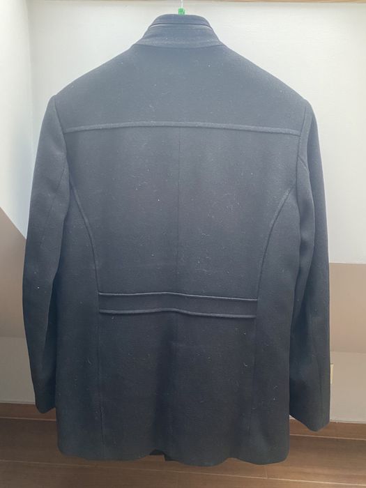 Płaszcz męski, czarny, M/L, KaLeonii