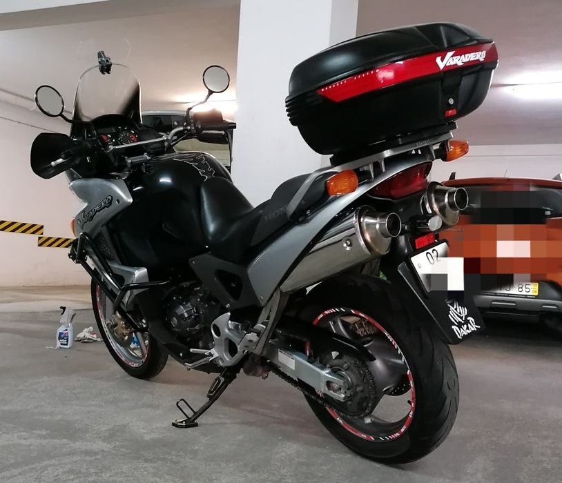 Mala  para mota usada