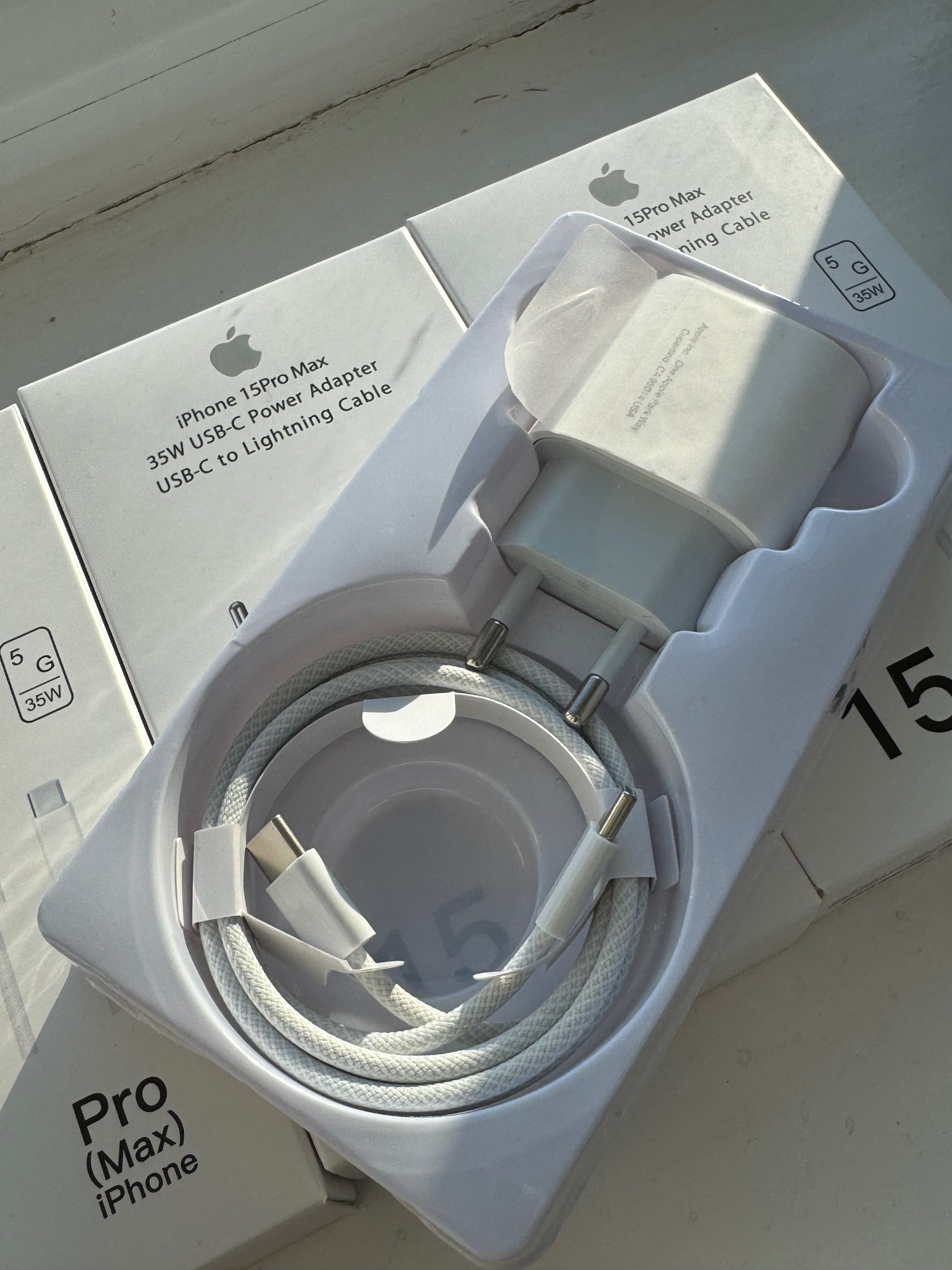 Оригинал комплект Быстрой зарядки iPhone 15 16 35w Apple USB C type c