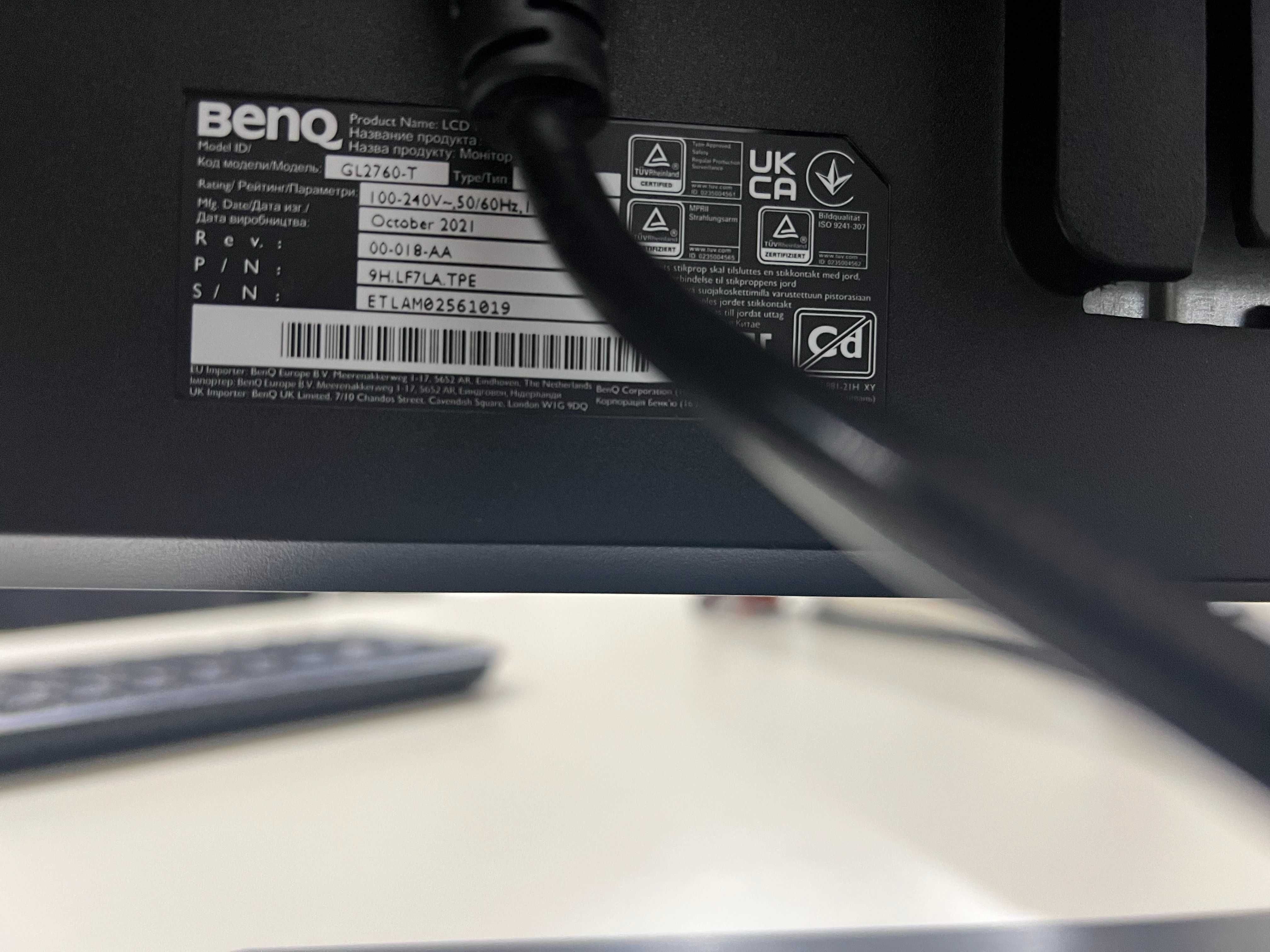 Monitor BENQ 27" QHD LED IPS