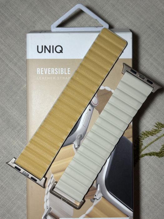 Двосторонній ремінець для Apple Watch 49/45/44/42 mm Uniq Revix