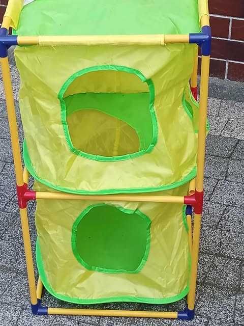 Siatka na piłki regał na maskotki