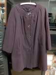 Płaszcz damski duży r.22/50 fioletowy Evans plus size stan bdb
