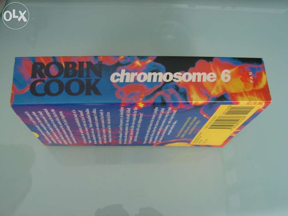 Livro robin cook, novo, a estrear! (em inglês) "chromosome 6"