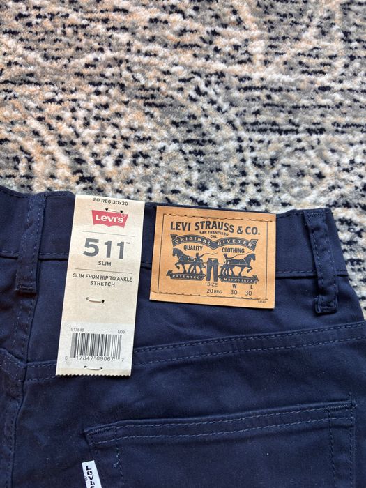 Джинси LEVI’S 511 (повністю нові, з бірками)