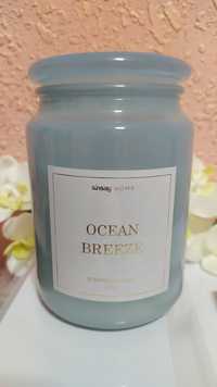 400 г Большая аромасвеча арома свечка стекло с крышкой Ocean Sinsay