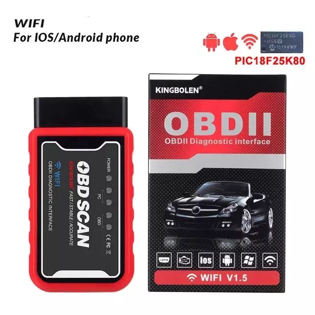 Лучший сканер OBD SCAN ELM327 V1.5 WIFI