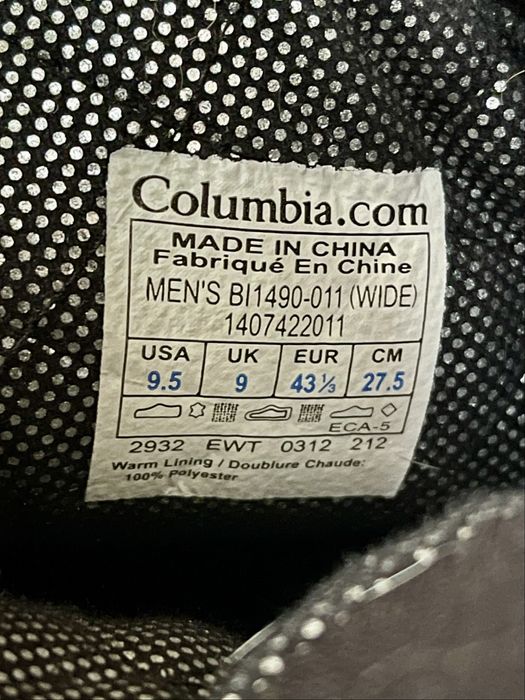 Мужские ботинки Columbia Bugaboot Plus II Omni-Heat 43,5 (27,5 см)