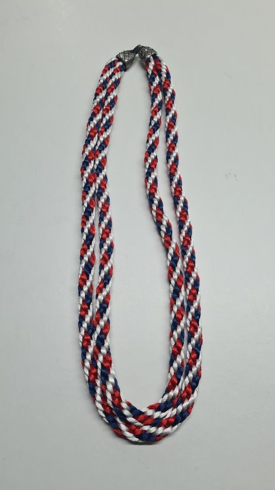 Colares kumihimo em fio de seda