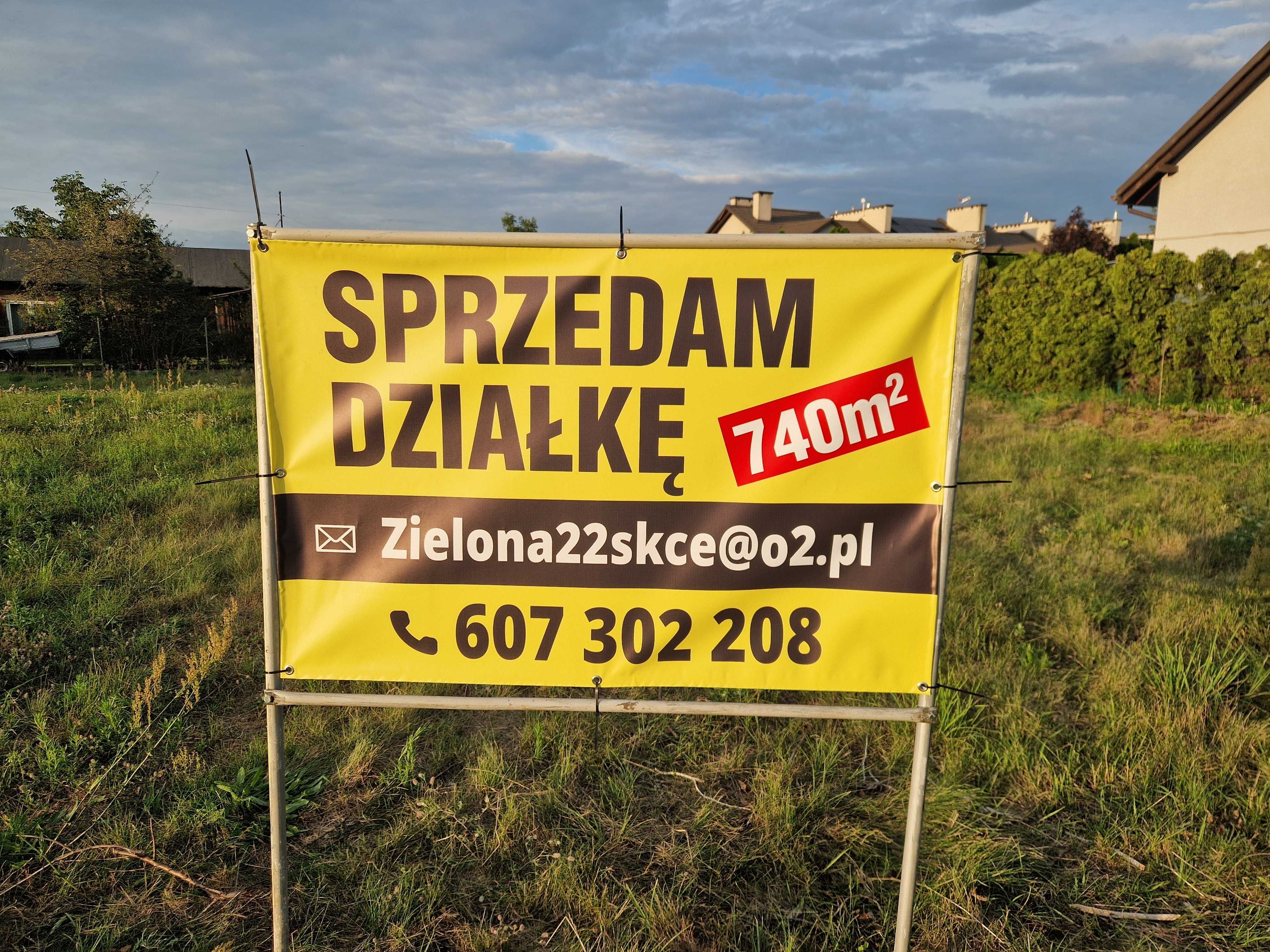 Działka budowlana 740m2, Skierniewice, ul. Zielona 22