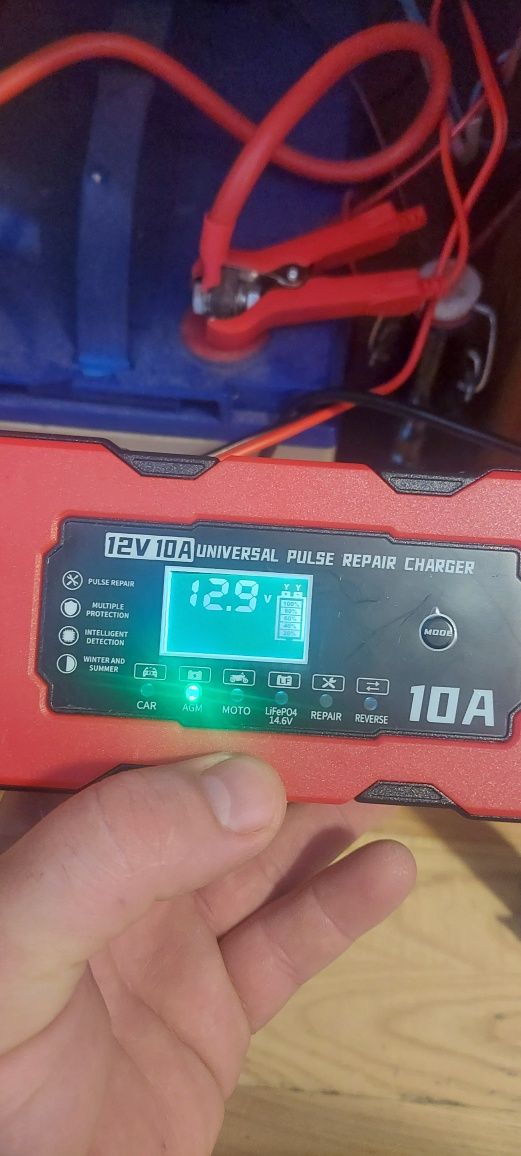 Автоматическое импульсное зарядное 12 вольт до 10А