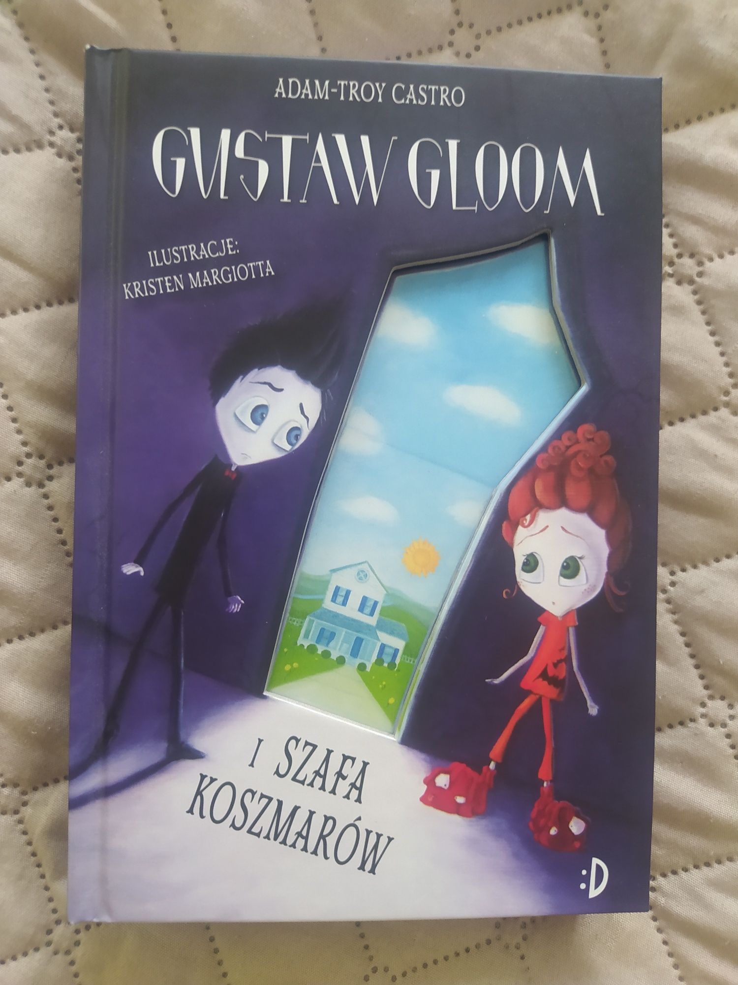 Książka "Gustaw Gloom i szafa koszmarów"