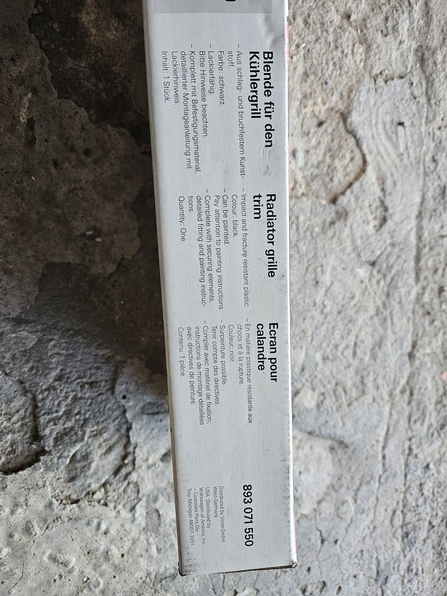 Grelha Votex Audi coupe 80/90 novo em caixa