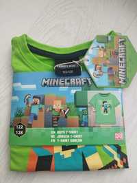 T-shirt LEGO Minecraft r. 122/128 zielony