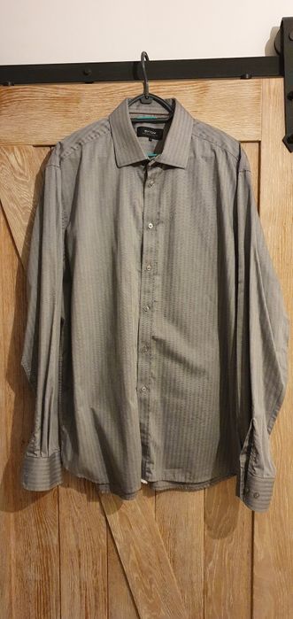 Koszula męska szara Bytom model półwłoski rozm kołn.45, 188/194
