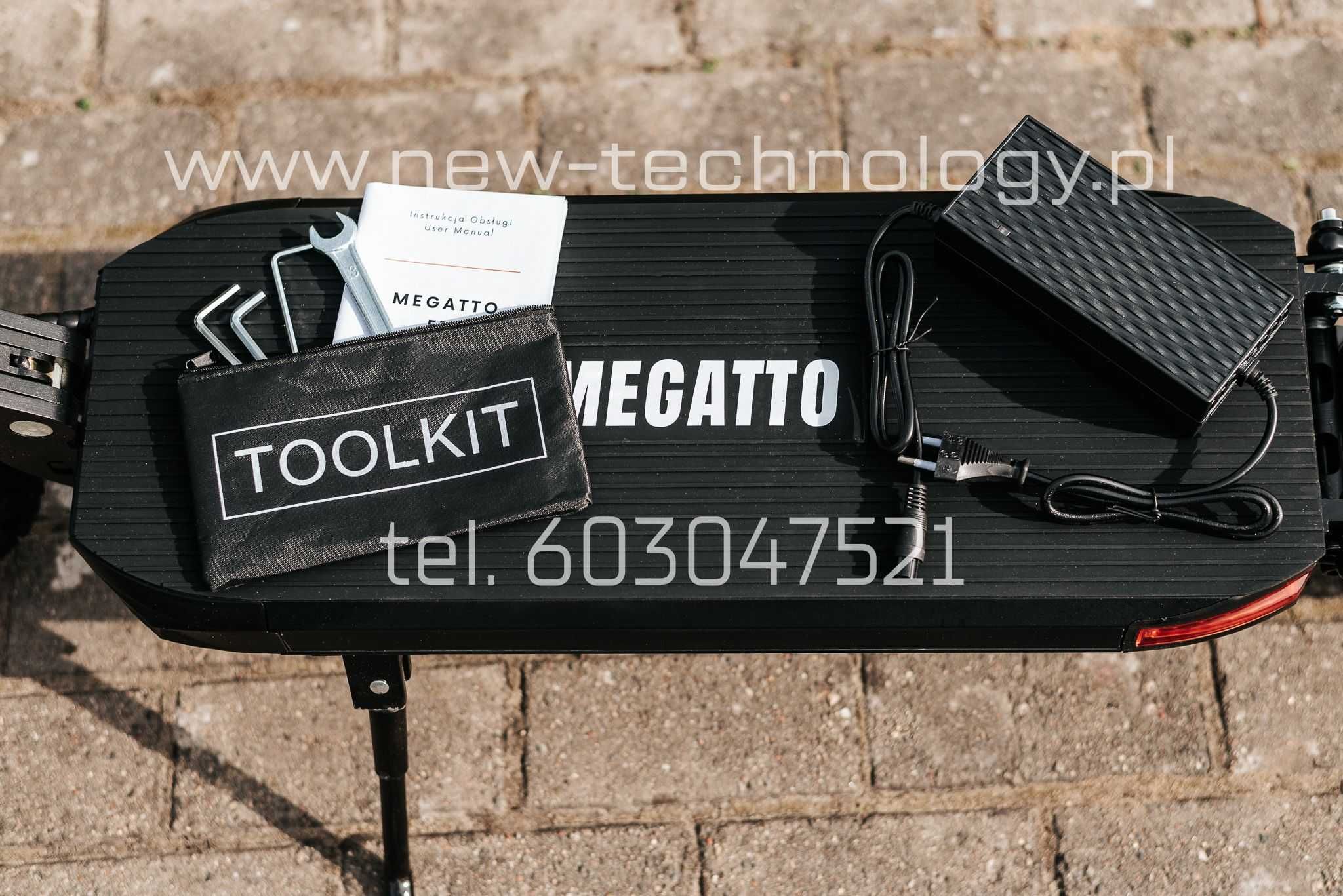 Megatto F11 mocna hulajnoga elektryczna 1200W OFF ROAD