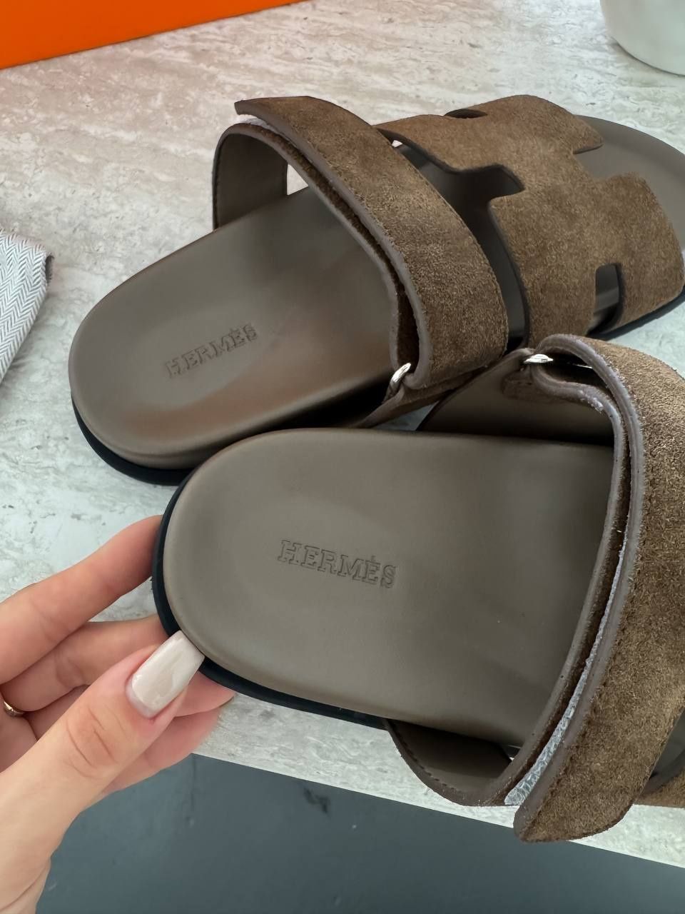 Босоніжки Hermes Sandals Brown