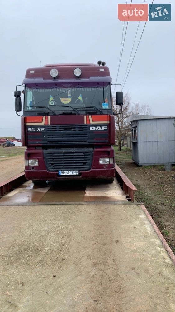 DAF 95XF + зерновоз (бортовий напівпричіп)